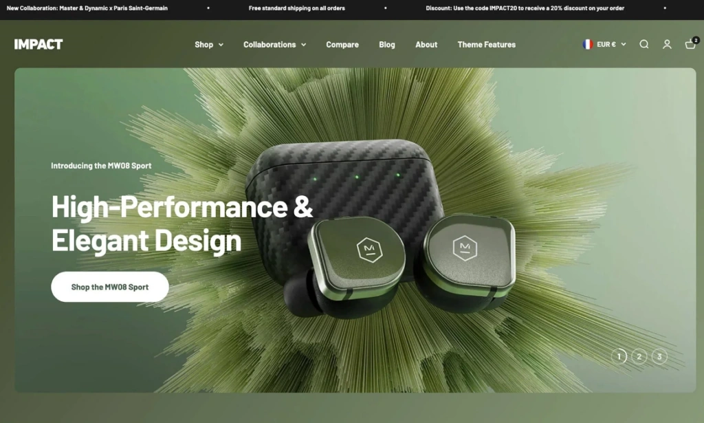 Impact shopify theme